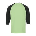 thumbnail image 6 of Razzly Men's Stylish Casual Button Up 3/4 Sleeve T Shirt Comfortable Breathable Tee for Everyday Wear Outdoor Activities(Green,M), 6 of 6