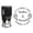 Black, variant on Printtoo Self Inking Custom Round Rubber Stamp Wedding Invitation Personalized Leaf Address Stamper