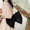 thumbnail image 4 of Fashion Bows Underarm Bag Nylon Ruched Armpit Purse Crossbody Shoulder Bags, 4 of 21