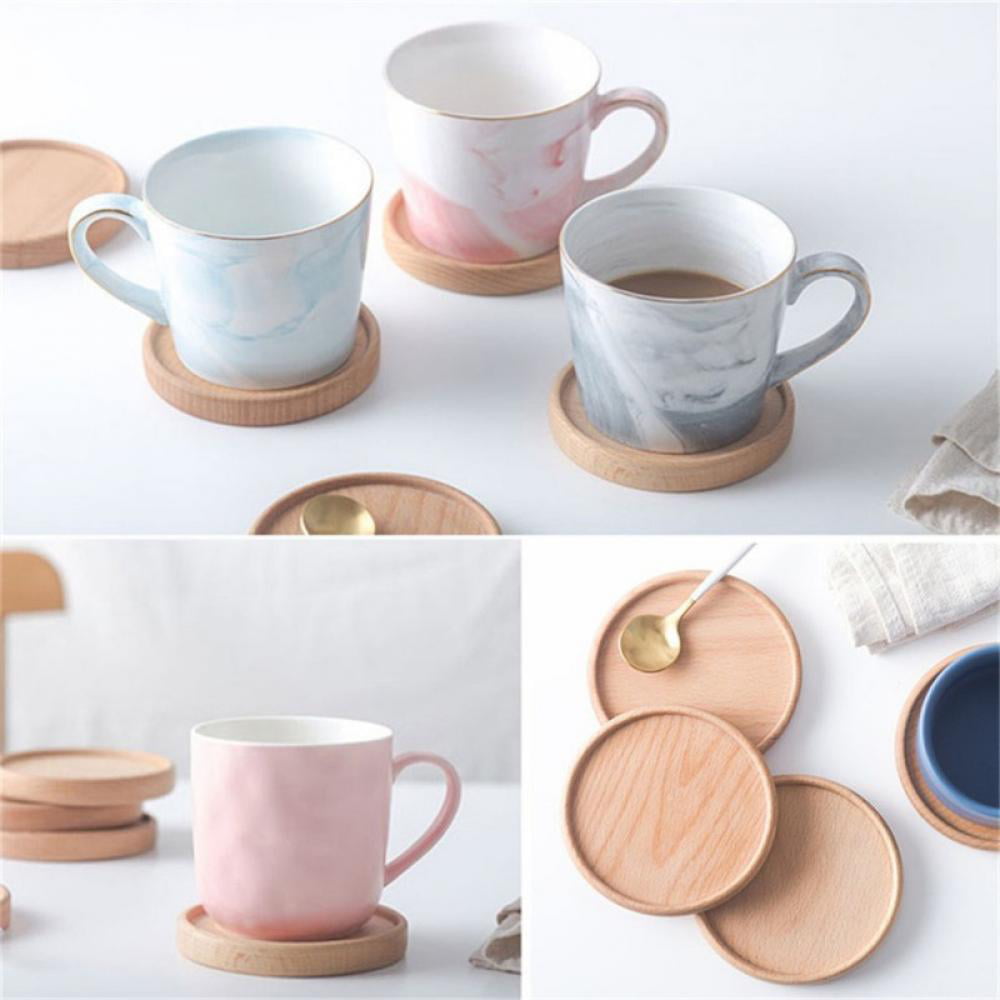 Buy Cornerstone Wooden Table Coaster For Tea Cups & Mugs Set of 4
