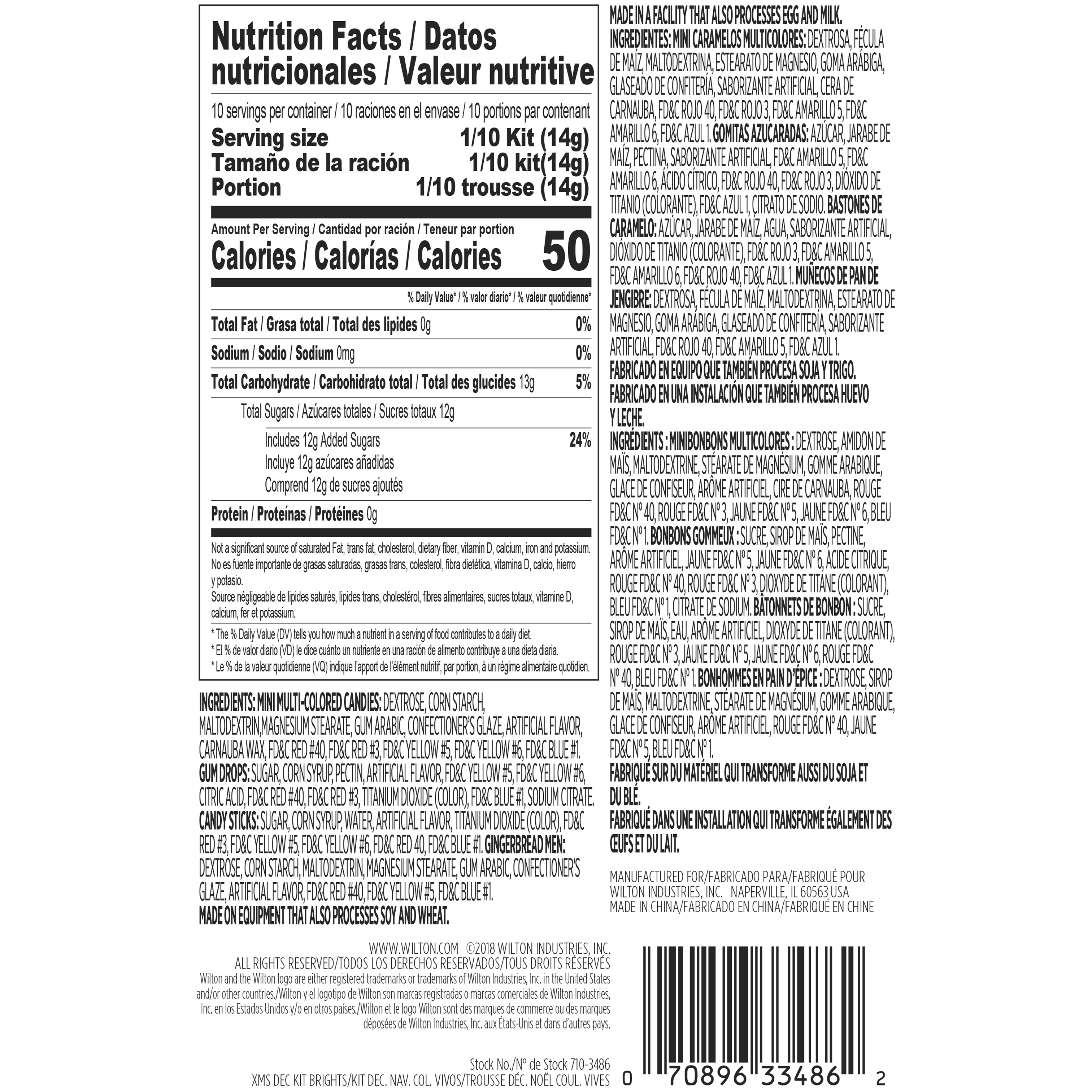 Wilton Gingerbread House Candy Decorating Kit Walmart Com