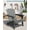 Gray, variant on Modern HDPE Plastic Adirondack Chair - Oversize 380LB Poly Lumber Weather Resistant Firepit Chair - Outdoor Patio Chairs with Wooden Textured for Garden, Backyard, Lawn, Deck, Pool, Porch