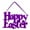 Purple, variant on NSESSHome Happy Easter Wreath Decorations for Front Door Outdoor, 3D Wooden Easter Door Hanging Decor Flowers Egg Spring Wreaths with Happy Bunny Welcome Sign for Porch Wall Room Farmhouse