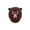 B001- Brown, variant on Mask, Plush White Sheep Animal Mask, Furry Mask, Mask for Masquerade Party, Soft Faux Latex Construction, 12X11 Inch Adult Size, Great for Parties, Photo Booth Props, Prank Use