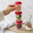thumbnail image 3 of Set of 4 Cuisipro Leakproof Glass Jars, 3 of 6