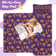 thumbnail image 4 of Halloween Witch Hat Bat Pattern Toddler Nap Mats for Kids Preschool,50"x20" Sleeping Mat Bag or Kids,Toddler Sleeping Bag,Toddler Nap Mat or Daycare, 4 of 6