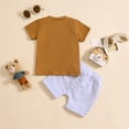 thumbnail image 5 of Durtebeua T-Shirt and Shorts Outfit Set Newborn to Little Kid Sizes,12-18 Months, 5 of 7