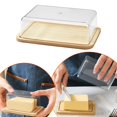 thumbnail image 2 of Butter and Cheese Storage Box - Rectangular Butter Preservation Container with Airtight Lid, Refrigerator Box for Butter, Cheese, Food Fresh Keeper, 2 of 9