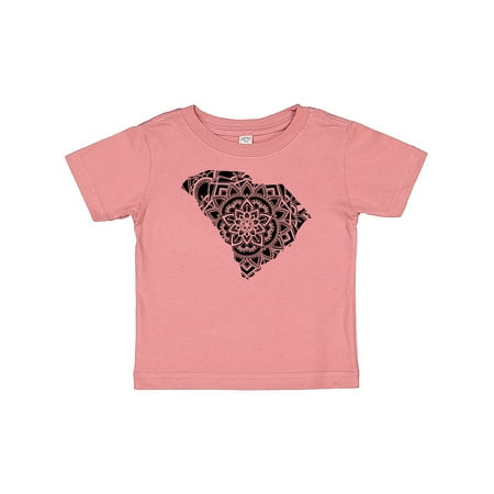 

Inktastic South Carolina Silhouette Mandala Gift Baby Boy or Baby Girl T-Shirt
