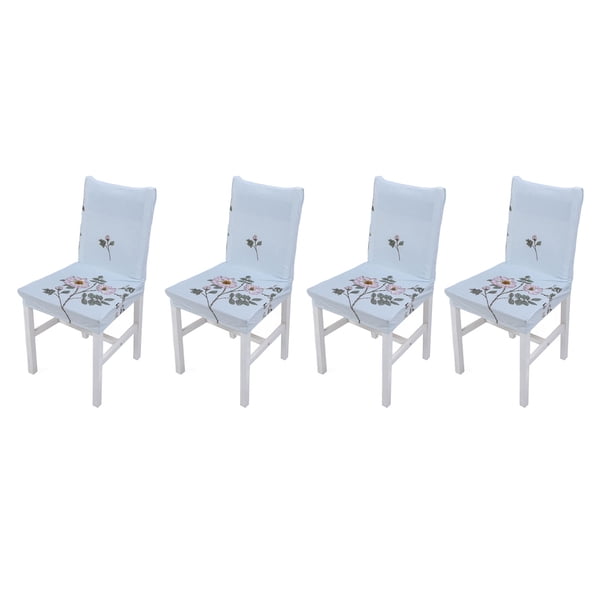 Fundas Para Asientos De Sillas, 4 Fundas De Tela Para Sillas, Elegantes Fundas Para Sillas De Comedor, Fundas Para Sillas Lavables, Fundas Para Sillas, Fundas Elásticas Para
