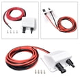 thumbnail image 3 of SPRING Solar Entry Gland Weatherproof ABS Double Cable 10AWG Dual Cable Entry Housing 10cm cable, 3 of 4