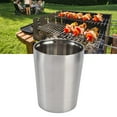 thumbnail image 4 of Anti Scald Stainless Steel Cup, Heat Insulation Metal Beer Cup Wine Cups Stylish Clean Safe Durable Simple    For Party, 4 of 8