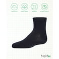 thumbnail image 6 of MeMoi Unisex Basics Kids Cotton Blend Ankle Socks - Girls - Female, 12, Navy, 6 of 8
