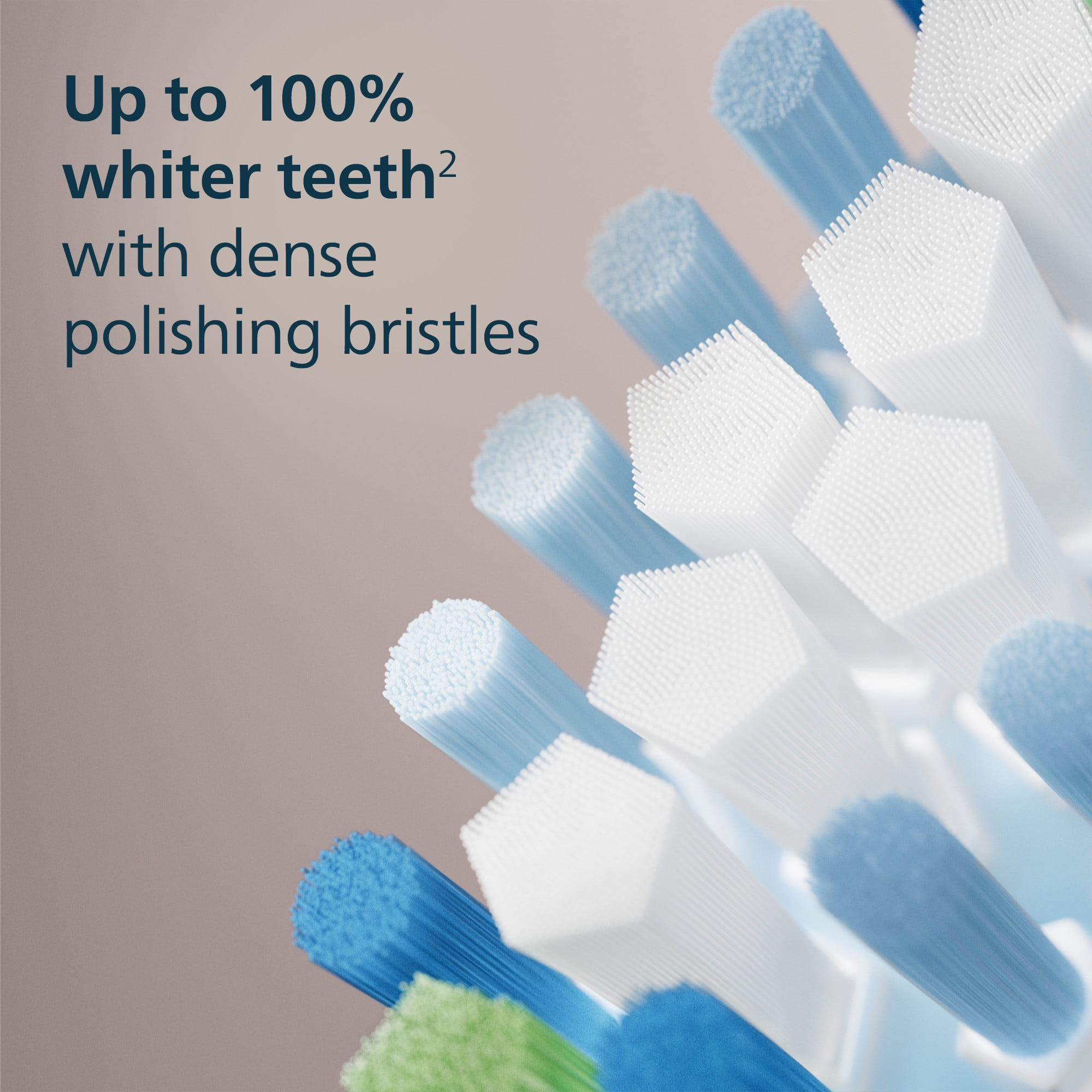 Philips Sonicare C3 Two-In-One - Genuine Replacement Electric Toothbrush Heads, Black, 2 Pack, HX9042/95