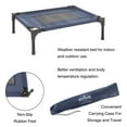 thumbnail image 3 of XSmall Dog Cat Bed Indoor Outdoor Raised Elevated Cot 24 x 18 Inch Camping Travel, 3 of 3