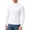 White, variant on Men's Slim Fit Mock Neck Cable Knit Sweater Casual Long Sleeve Ribbed Pullover