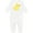 AA-White, variant on Yellow Baby Duck Baby Romper Coveralls