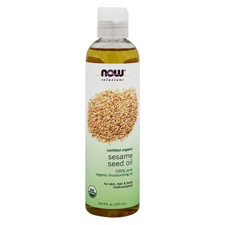 NOW Foods - Organic Sesame Seed Oil - 8 oz.