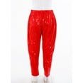 thumbnail image 4 of Alvivi Kids Girls Boys Sparkle Dance Harem Pants Hip Hop Street Dancing Trousers, 4 of 7