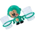 thumbnail image 2 of Kids Cartoon Automatic Toothpaste Dispenser Wall Mounted Toothbrush Holder with 2 Mugs Set for Bathroom, 2 of 5