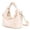 #1 - White, variant on Small Crossbody Hobo Bag for Women Soft PU Leather Tote Handbag Clutch Purse Slouchy Trendy Everyday Shoulder Bag with Adjustable Strap - Brown