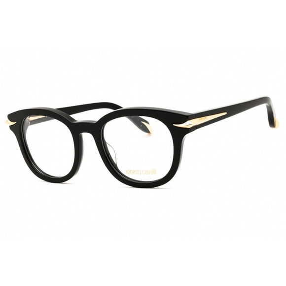 Roberto Cavalli VRC044M 490700 Women's Shiny Black/Gold Eyeglasses