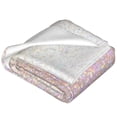 thumbnail image 2 of Cauagu Glitter Light Pearl Pattern Flannel Bed Blankets,Fleece Blanket Comfortable Air Conditioning Blanket for Sofa Bed Travel Couch & Living Room -80"x60", 2 of 8