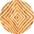 thumbnail image 1 of Ahgly Company Indoor Round Southwestern Orange Country Area Rugs, 5' Round, 1 of 1