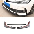 thumbnail image 2 of Car Front Bumper Lip Splitter Diffuser Spoiler Body Kit For Toyota Corolla 2018 Bumper Guard Cover Protector Car Accessories, 2 of 6