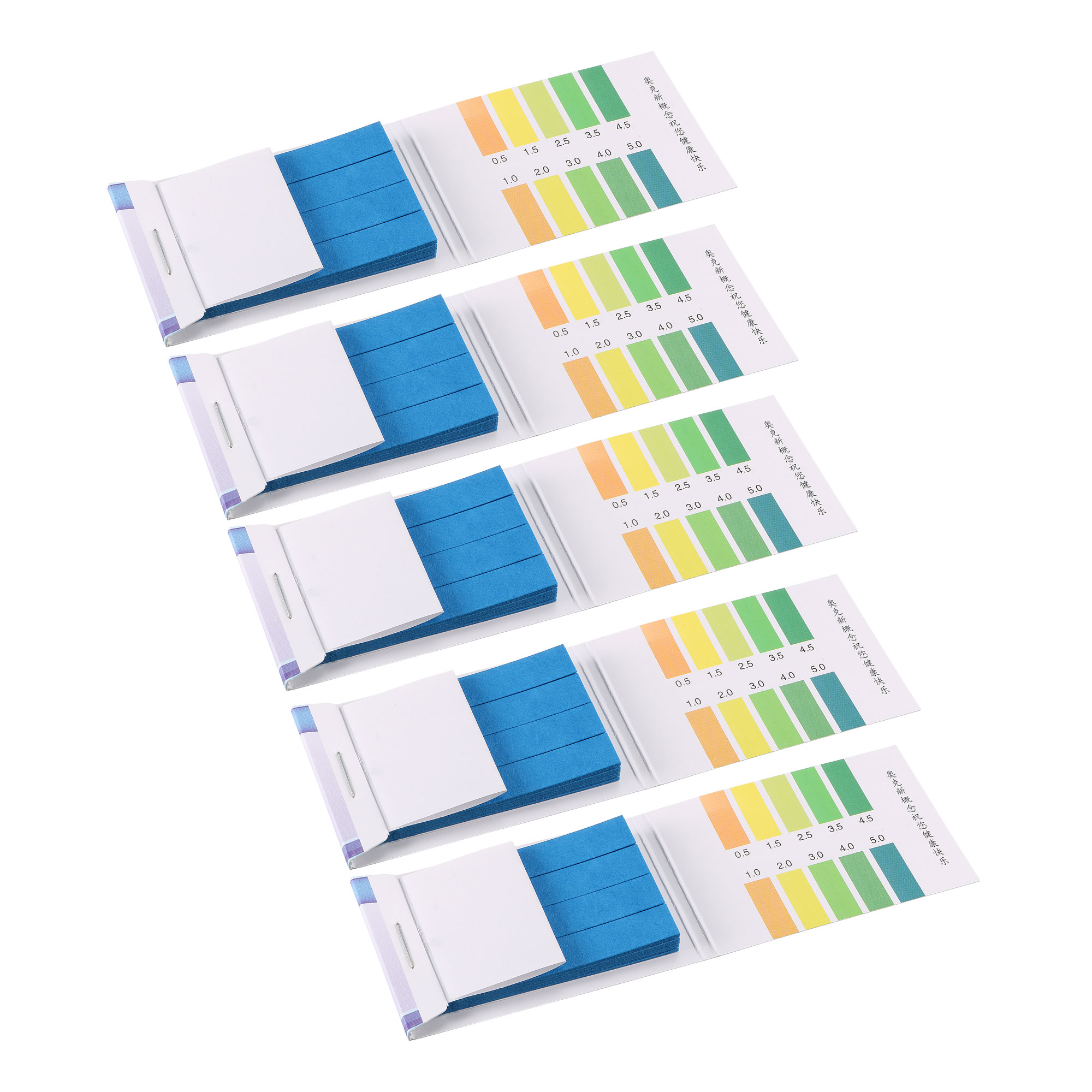 Uxcell 0.55.0 Indicator 80 in 1 Testing Alkaline Acid PH Test Strip 5 Pack