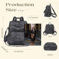 thumbnail image 2 of ROOSALANCE Mochila Monedero para Mujer, Mochila Mujer Monedero Pequeño Cuero Impermeable Antirrobo Bolsos de Hombro Bolsos Mujer, 2 of 5