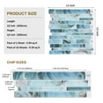thumbnail image 4 of 10-Pack Subway Tile Peel and Stick Backsplash, 12"x12" Self Adhesive Self-Adhesive Wall Tiles for Kitchen Bathroom (Aqua Blue), 4 of 6