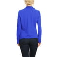 thumbnail image 4 of Moa Collection Women's Office Blazer Casual Long Sleeve Solid Open Front Design S-3XL, 4 of 5