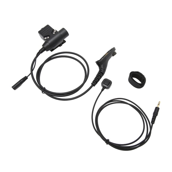 Adaptador militar del sistema U94 PTT U94 + micrófono de dedo PTT para MOTOROLA XIR P8268 P8668 DP4400 DP4800
