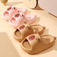 thumbnail image 4 of Capybara Slippers for Kids Animal Slide Sandals (Pink 10-10.5 Years), 4 of 5