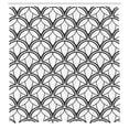 thumbnail image 2 of Ambesonne Abstract Shower Curtain, Retro Design for Stripe, 69"Wx75"L, White Charcoal Grey, 2 of 4