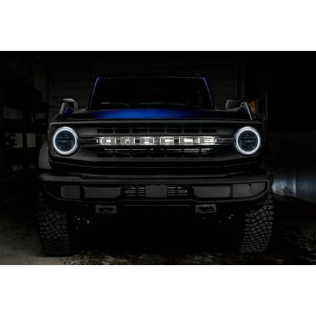 Oracle 2021 Ford Bronco Base Headlight LED Halo Kit - White SEE WARRANTY
