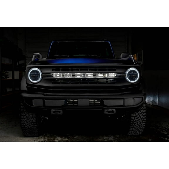 Oracle 2021 Ford Bronco Base Headlight LED Halo Kit - White SEE WARRANTY
