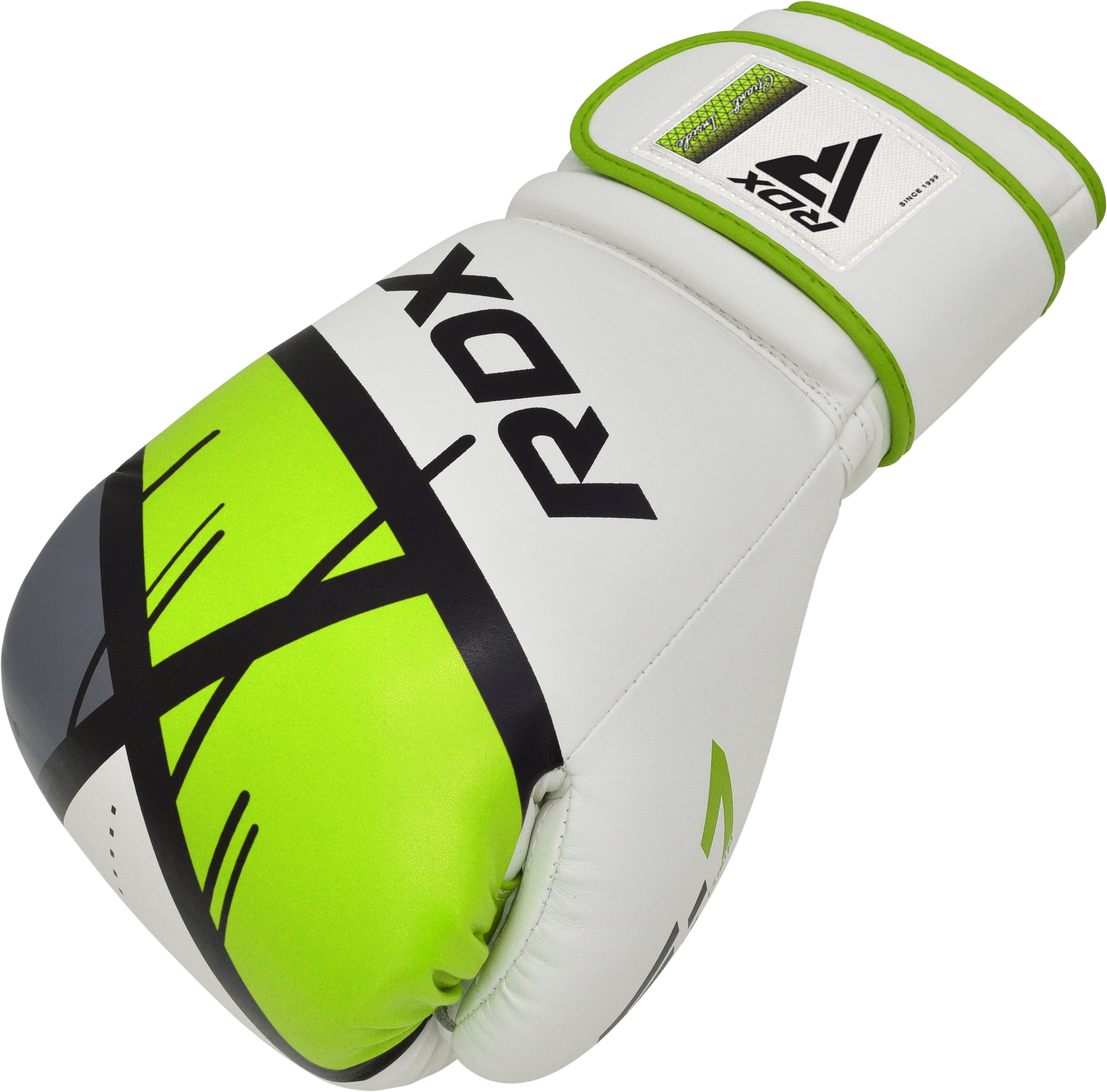 RDX Kids Boxing Gloves, 6oz Junior Training Mitts, Maya Hide Leather Ventilated Palm, Muay Thai Sparring MMA Kickboxing, Punch Bag Speed Ball Focus Pads Punching Workout, Youth Games Fun