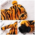 thumbnail image 3 of Disfraz de tigre para perro, mono de Halloween, sudadera con capucha, disfraz cálido para mascotas (L grande, tigre), 3 of 5