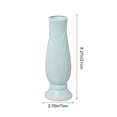 thumbnail image 3 of Plastic Flower Vase, Tall Bud Vase for Wedding Decor Small Unbreakable Bouquets Vase for Living Room Wedding Table Flowers Decor, 8.3in, 3 of 6