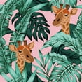thumbnail image 3 of Giraffe and Leaves Wallpaper Peel-and-Stick - 25"W x 225"H, 3 of 3
