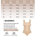 thumbnail image 7 of MANIFIQUE Plus Size Women's Seamless Shapewear Bodysuit Tummy Control Body Shaper Waist Snatching Body Suit, 7 of 7