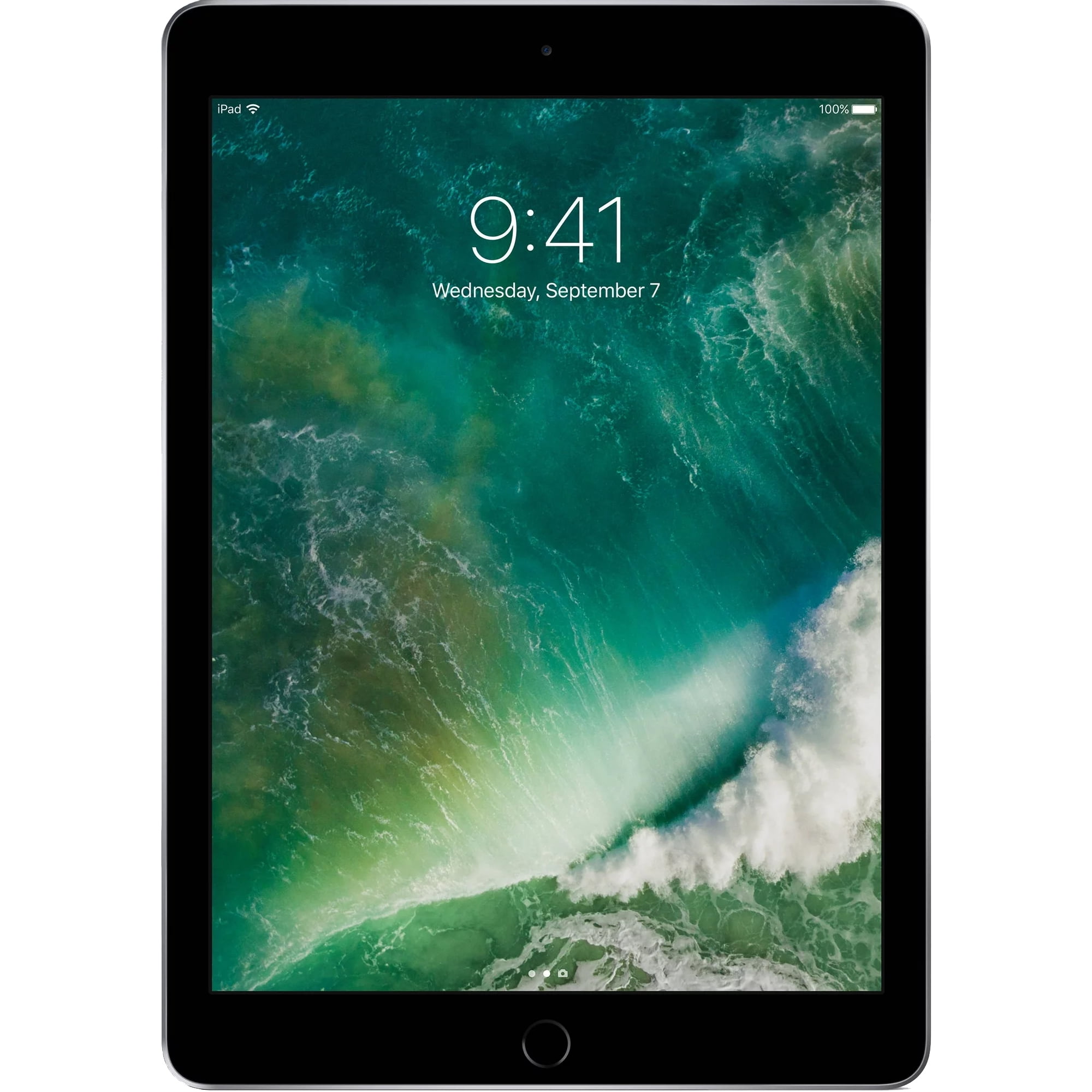Restored Apple iPad 5 9.7" 128GB Space Gray (Wifi) Kids Bundle: Bluetooth Headphones: Shock Proof Case: & Screen Protector (Refurbished)