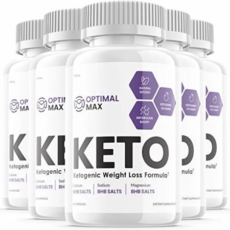 (5 Pack) Optimal Max Keto Pills Advanced Ketogenic Support (300 Capsules)