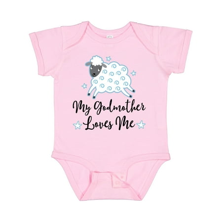 

Inktastic Godmother Godson Lamb Gift Baby Boy Bodysuit