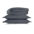 thumbnail image 3 of Allswell King/California King Duvet Cover Set, Cotton Linen, 3-Piece, Grey Shark, 3 of 11