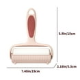 thumbnail image 3 of Guozer Clearance Lint Roller for Clothes 1PCS Pet Hair Roller Household Clothes Hair Removal Brush for Bedroom, Kitchen, Rental, Dormitory Dusting Wand with 1 Roller Replacement Paper, 3 of 8