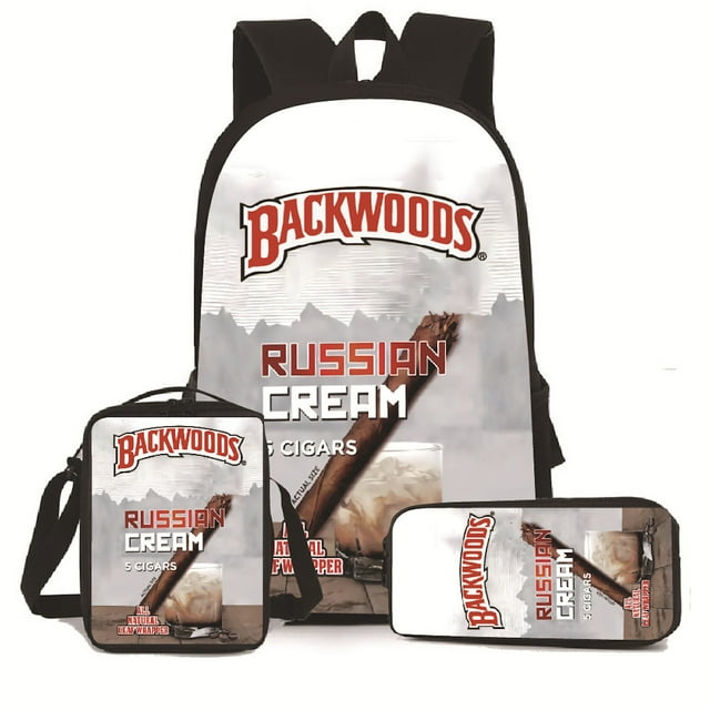 Juego de mochilas escolares Backwoods Anime de 3 piezas con bolsa de hombro