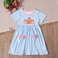 thumbnail image 4 of BLTIBY Easter Dresses for Toddler Girls Church Easter Dress Jesus Loves Me Smocked Baby Girl Clothes Baptism Outfits with Pockets Light Blue 3-4 Years, 4 of 9